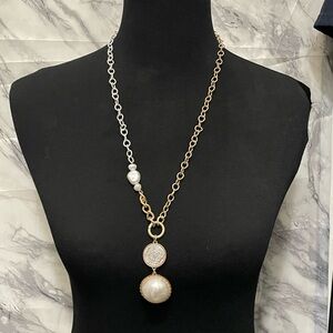 Plunder Gold and Silver Pendant Necklace